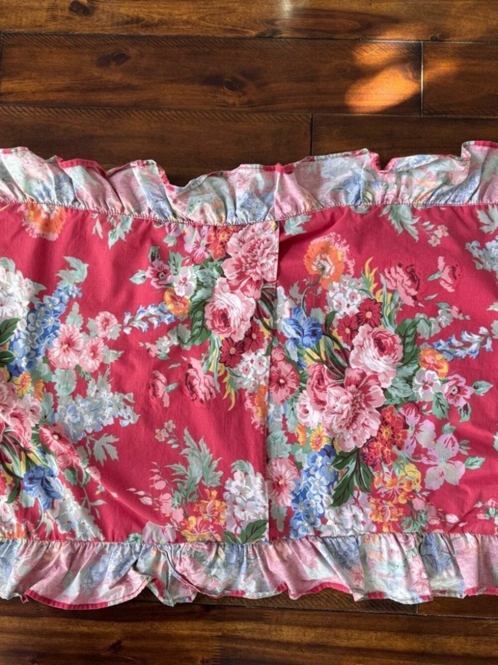 Ralph Lauren Beach House South Hampton Ruffled Pillow Shams King Floral - Picture 6 of 13